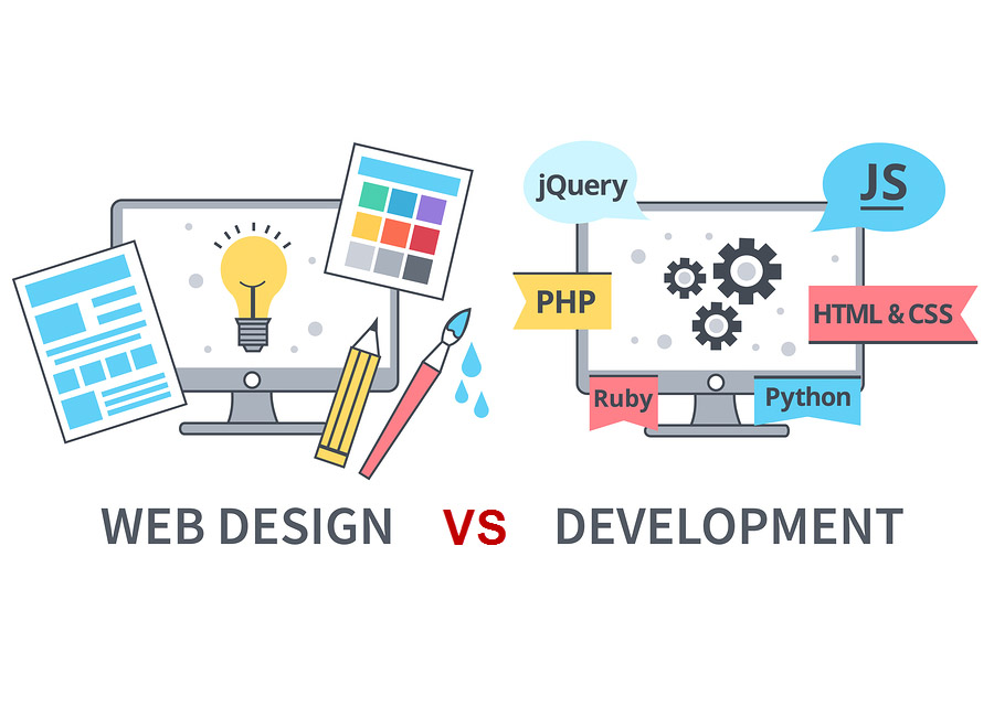 تفاوت طراحی سایت و توسعه دهنده سایت