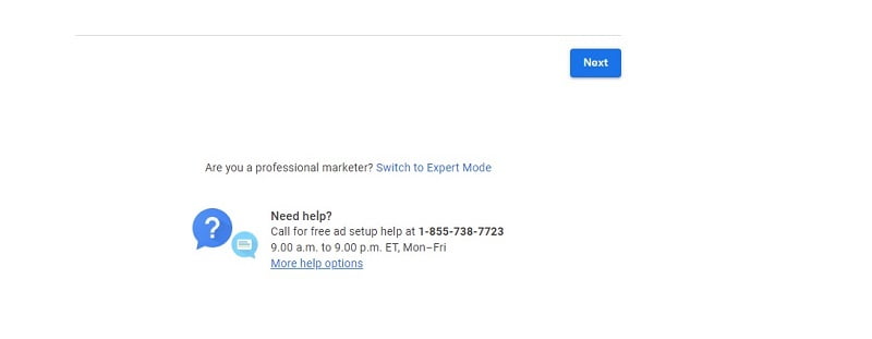 تنظیم Switch to Expert Mode در گوگل ادز