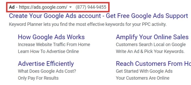 تبلیغات جستجوی گوگل ادز