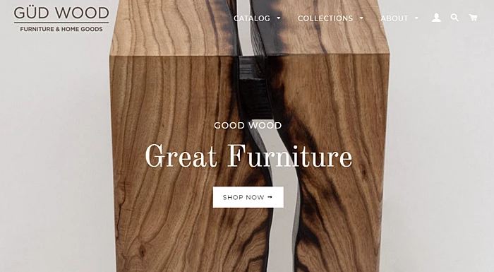 طراحی سایت مبلمان چوبی