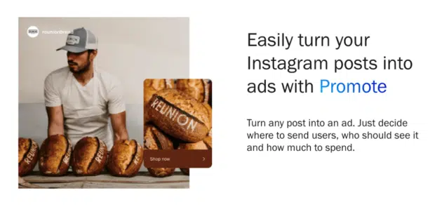 تبلیغات اینستاگرام را با Promote به پست تبدیل کنید